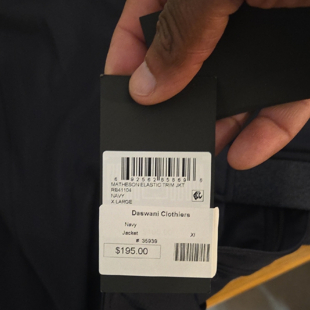 Robert Barakett Dark Blue Performance Jacket